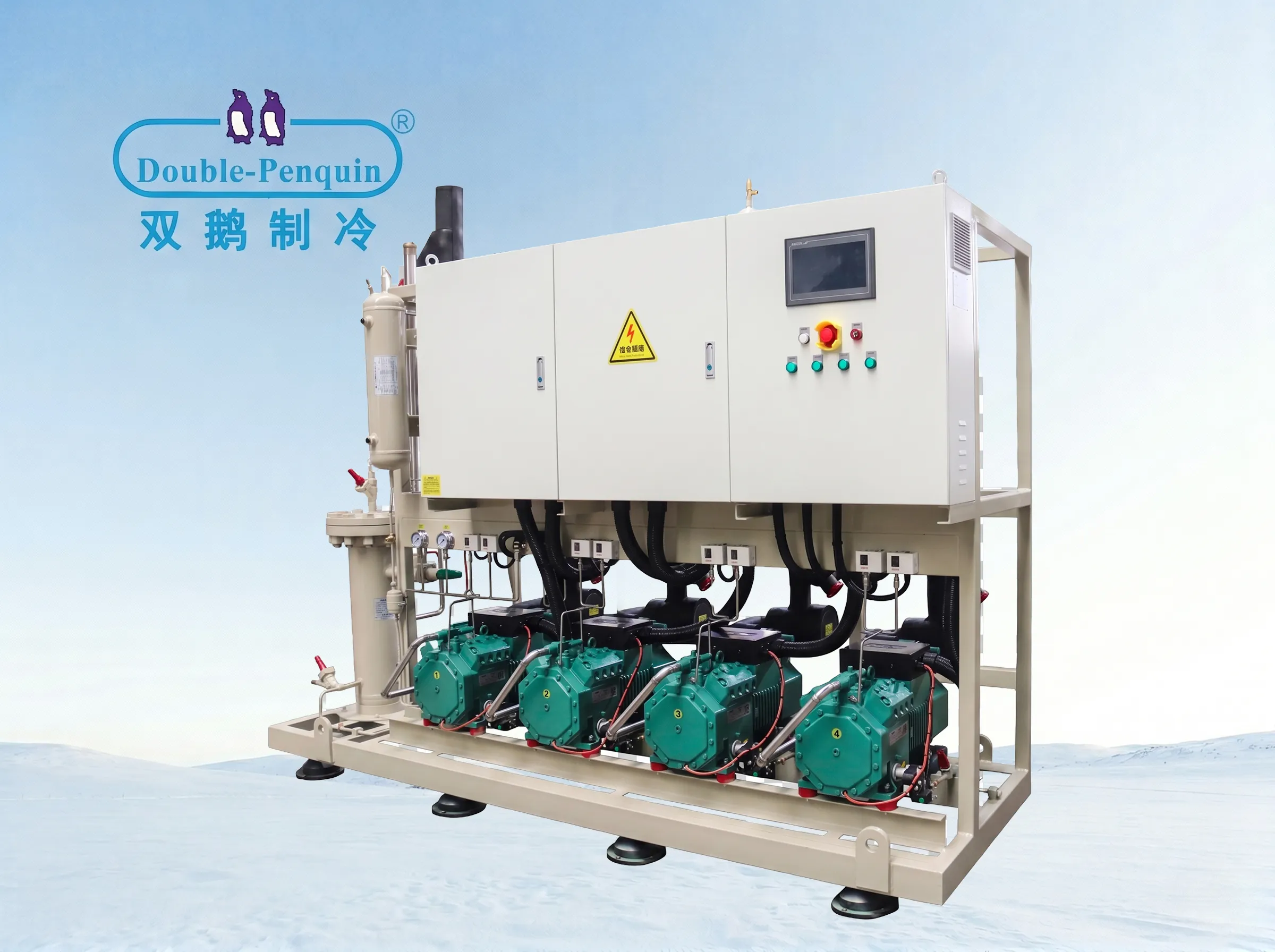 Bitzer CO2 Semi-hermetic Reciprocating Parallel Rack
